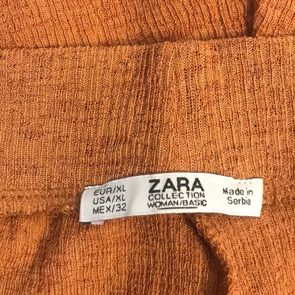 Wide-Leg Women's Pants in Rust - Picture 6 of 6